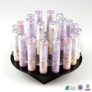 חם שפתון אקריליק לעמוד שפתון הצגת ארון תקשורת עם תא